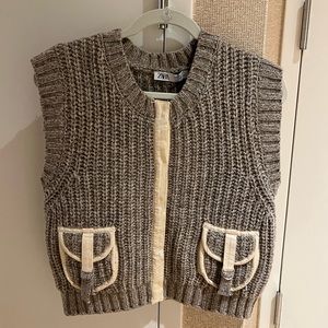 Zara Sweater Vest NEW WITH TAGS